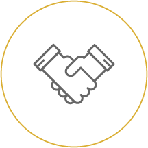 handshake icon linking to Business Loan Services page - Cooperative Business Services