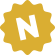 badge containing letter N icon