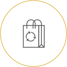 Shopping bag icon linking to Visa Gift Card page