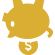 upside-down piggy bank icon